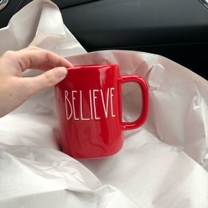 Rae Dunn believe mug